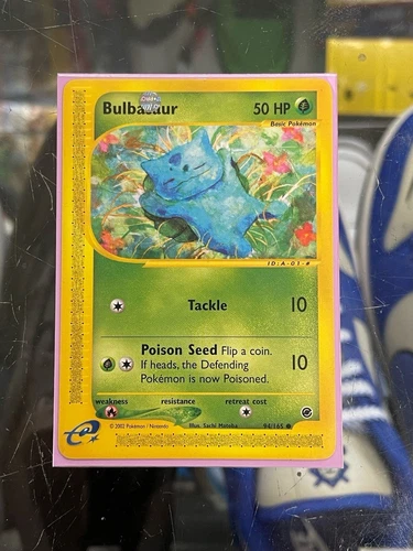 Pokemon Expedition 94/165 Bulbasaur Card RARE VTG COLLECT SET BUILDER