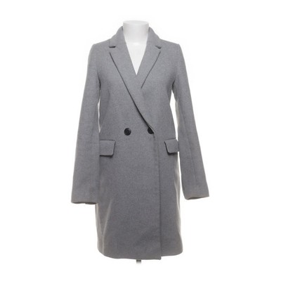 Zara, Mantel, Damen, Größe: XS, Grau, Polyester, Fischgräte #1pz