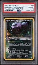 2004 POKEMON EX TEAM ROCKET RETURNS #42 DARK WEEZING-REVERSE FOIL PSA 8 on eBay