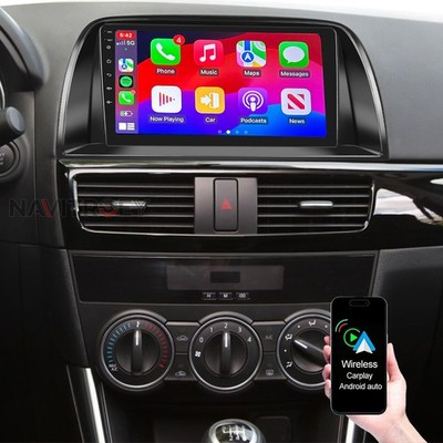 9'' Android 15 Car Radio GPS Navi Stereo WiFi BT Carplay For Mazda CX-5 2013-2016