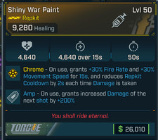Borderlands 4 ⭐ SHINY WAR PAINT REPKIT ⭐ 200% AMP