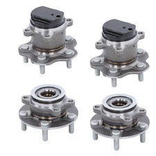 Wheel Hub Bearing Assembly Front Rear for Rogue Rogue Select 2008-2015 2WD