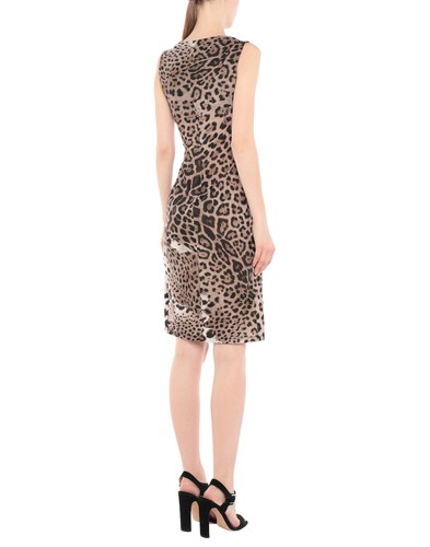 RRP€794 ROBERTO CAVALLI Sheath Dress IT44 US8 UK12 L Logo Leopard Pattern Lined - Imagen 2 de 6
