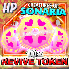 CREATURES OF SONARIA        10x REVIVE TOKEN   FASTEST DELIVERY  COS  