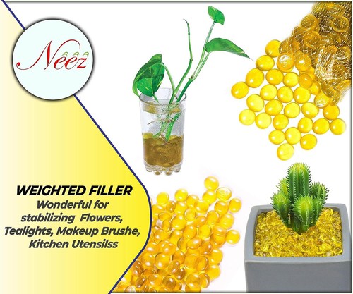 Glass Pebbles Beads Button Vase Wedding Mosaic Decorative Garden 70-170 Pcs UK - Picture 36 of 46