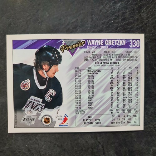 1993-94 OPC Premier #330 Wayne Gretzky - Bild 2 von 2