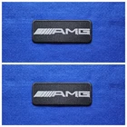 Two x AMG Motor Racing Patch Sew / Iron On Car Revival Badge