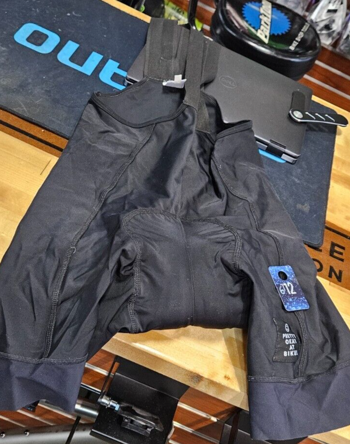 Ostroy Men's Medium Black Padded Cycling BibShorts (612) eBay