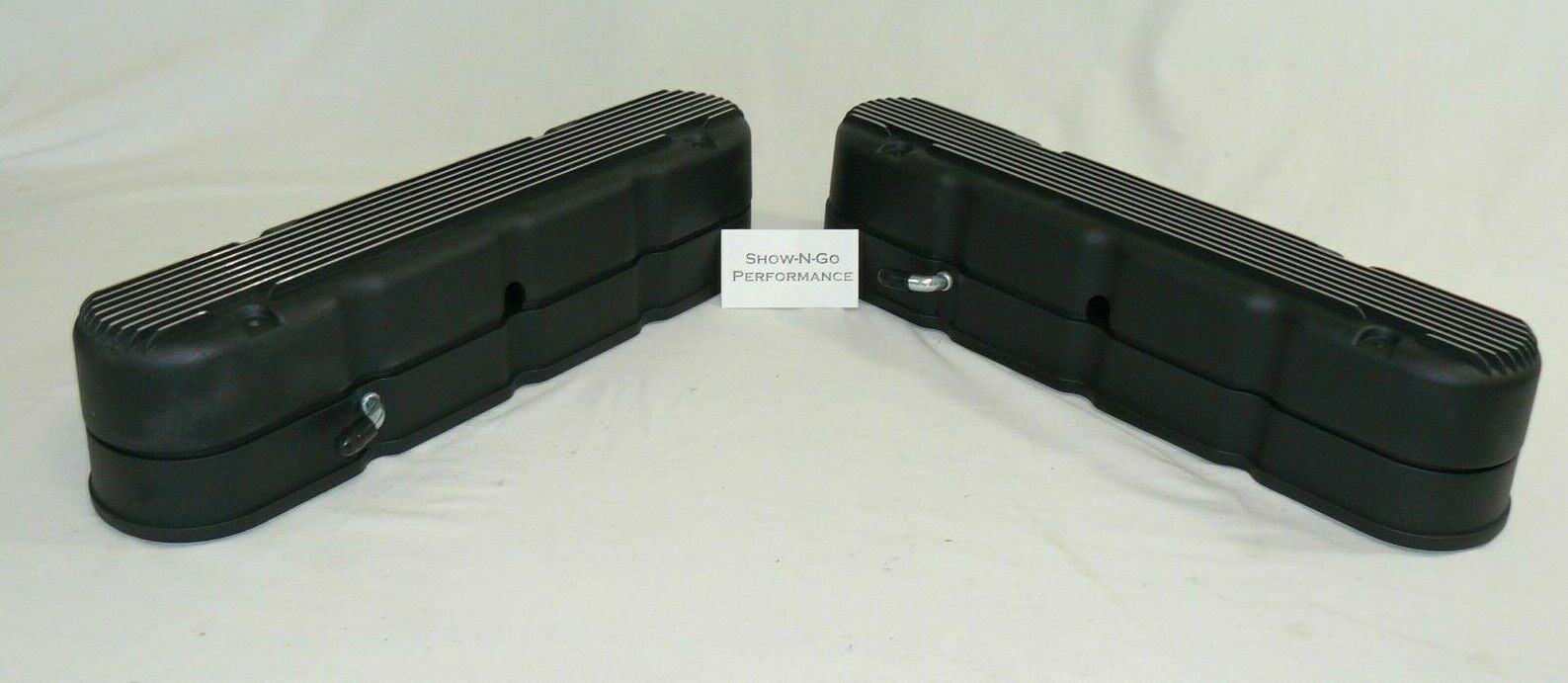 Finned Black Cast Aluminum Valve Covers with Coil Pack for GM LS2, LS3, LS7, LS9 eBay