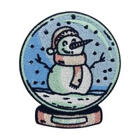 Weihnachts Patch Zum AufbüGeln | Schneeflocke Schneemann Weihnachtsmann Flicken