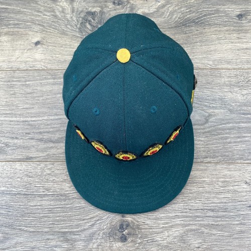 New Era x Mishka Mnwka x NASH Collab 59Fifty Baseball Cap Size 7 5/8 Green - Picture 7 of 17