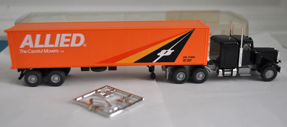 RARE Wiking 527/5 USA Peterbilt Truck/Trailer "ALLIED VAN LINES" - NEW w/BOX - Изображение 2 из 4
