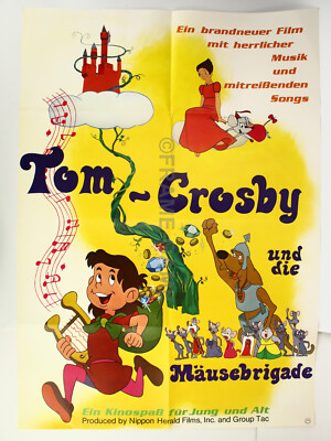 Original Filmposter Filmplakat A1 Tom Grosby und die Mäusebrigade