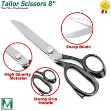 Heavy Duty Tailor Upholstery Scissors Sewing Shears Dressmaking Carpet German Gr