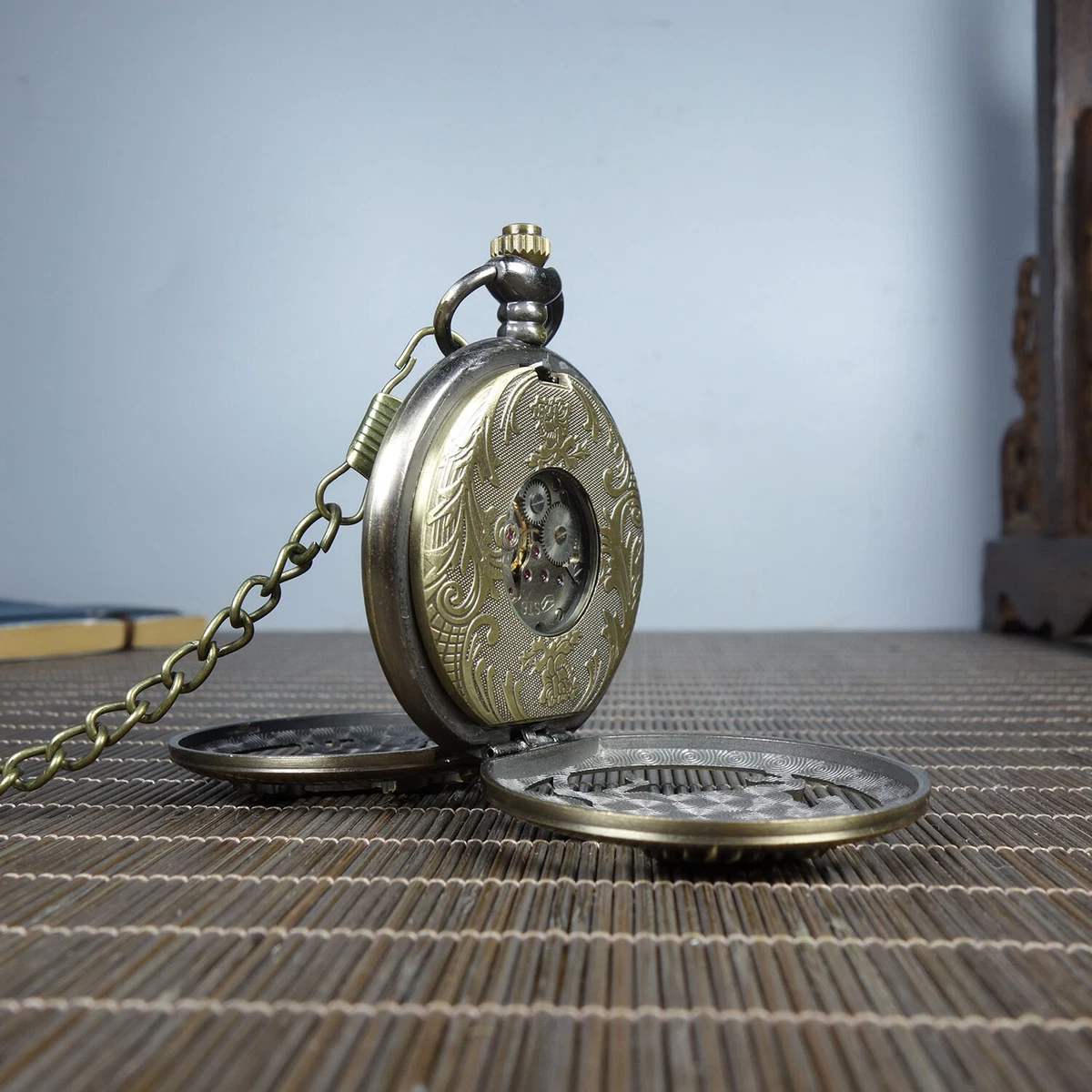 Titanium pocket sale watch