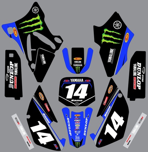 Graphismes pour Yamaha YZ 85 YZ85 2002-2014 Autocollants Star Custom - Photo 1/1