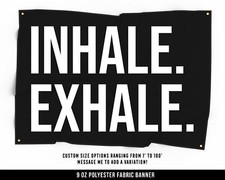 Motivational Cloth Banner - Large Wall Art - Home Gym Decor