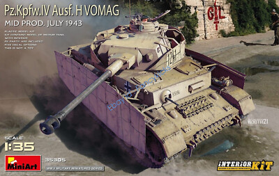 MiniArt 35305 1/35 Pz.Kpfw.IV Ausf. H Vomag. Mid Prod. (July 1943) Interior Kit