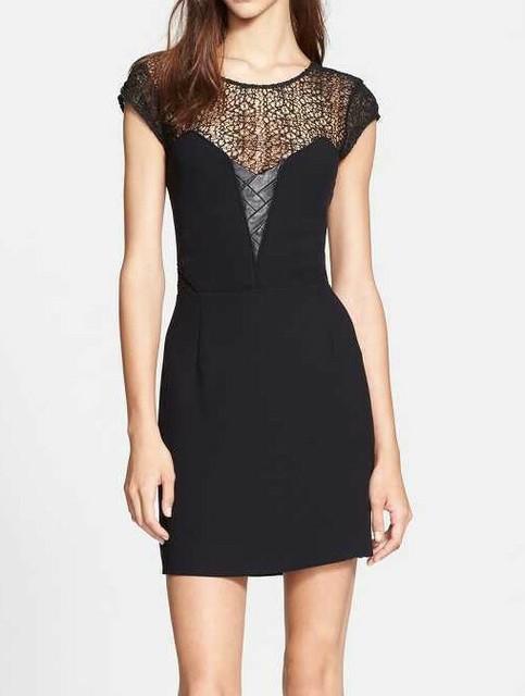 the kooples black lace dress