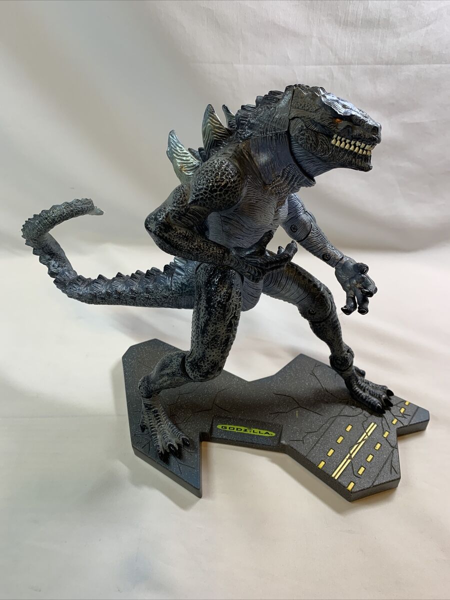 1998 Toho Trendmaster Articulated 10” Godzilla W/Stand Used 1998 Toho Trendmaster Articulated 10” Godzilla W/Stand Used