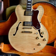 1991 Epiphone Sheraton Antique Natural Made In Japan Terada Factory, Figured