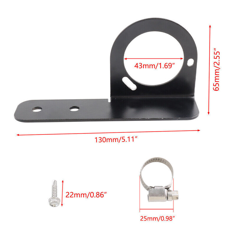 1 Set Car Auto Oil Catch Can Baffled Oil Separator Tank 2 Port With Hose Part