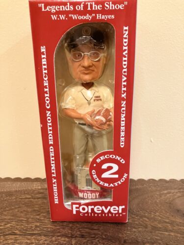 Ohio State WOODY HAYES Bobblehead Forever Collectibles 2nd Generation 1205/16000 - Afbeelding 1 van 7