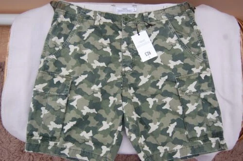 NEXT Cargo Cotton Camouflage Shorts for Men