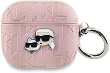 Karl Lagerfeld Monogram Karl  Choupette Head Case for AirPods 3 Pink-KLA3PGKCPP