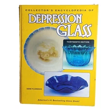 Collector's Encyclopedia of Depression Glass HC Book Florence 1998 13th Ed Guide