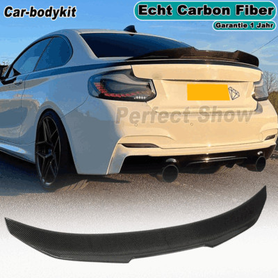 Carbon Fiber Rear Spoiler Spoiler For BMW F22 220i 230i M235i M240i F87 M2 Coupe 14-19