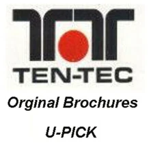Original Ten-Tec Amateur Radio Dealer Brochures U-Pick