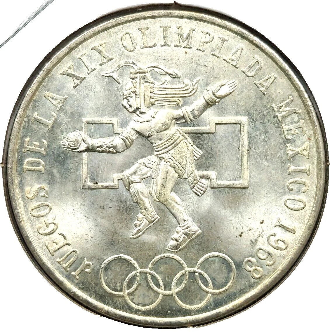 Monedas de plata 1968 mexicano