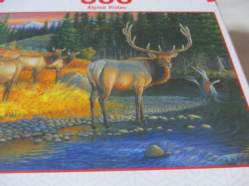 Sure-Lox 500 Piece Alpine Vistas Puzzle "Shades of Autumn" 19" x 13" - Picture 2 of 5