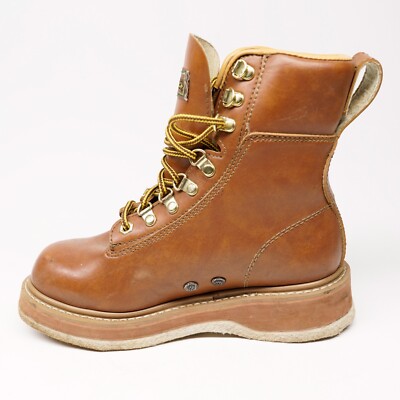 VGC! Cabela's Felt Bottom Fly Fishing Brown Faux Leather