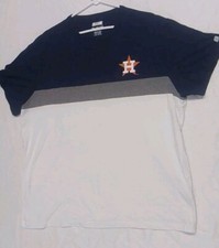 Houston Astros Shirt XXL 2XL Tri Color Blue White Gray Tailgate MLB Baseball 