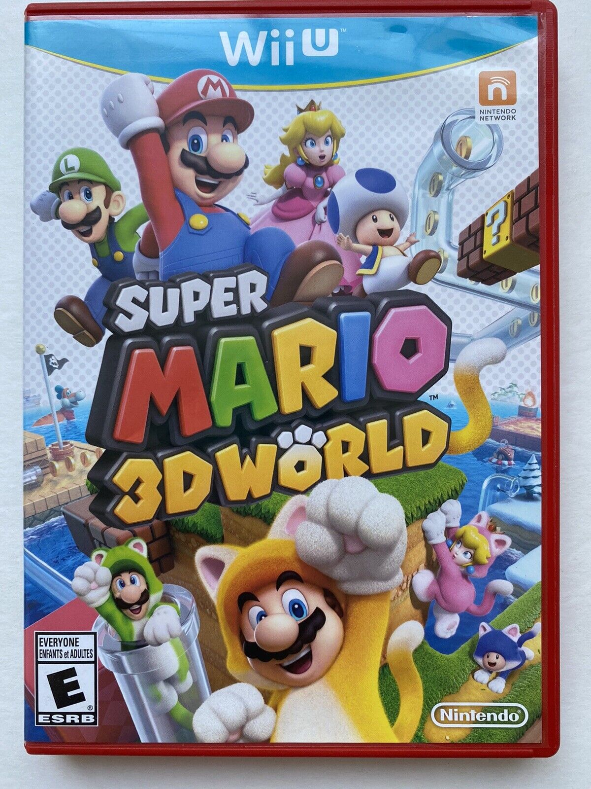 Super Mario 3D World (Nintendo Wii U, 2013) Nintendo Select World Edition  45496903688