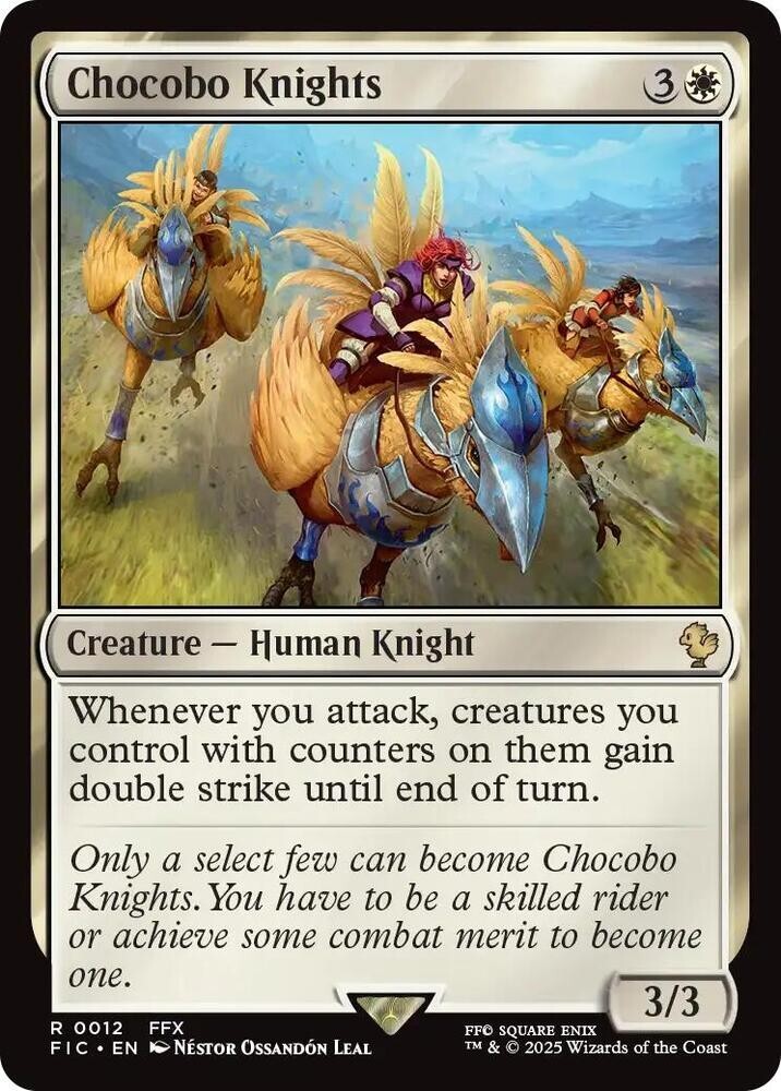 Chocobo Knights - FIC 0012 NM - MTG Magic | eBay
