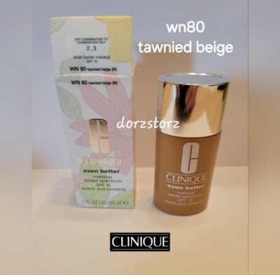 CLINIQUE - Even Better Makeup Broad Spectrum SPF15 *WN80 TAWNIED BEIGE* / NIB