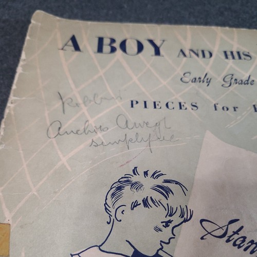 Vtg A Boy and His Piano Early Grade Pieces for Piano 1946 Belwin Mills Stanford - Picture 4 of 6