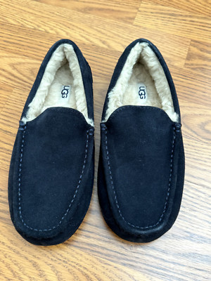 NEW Ugg Mens 7 Ascot Suede Slipper Navy Blue Wool | eBay display picture 2