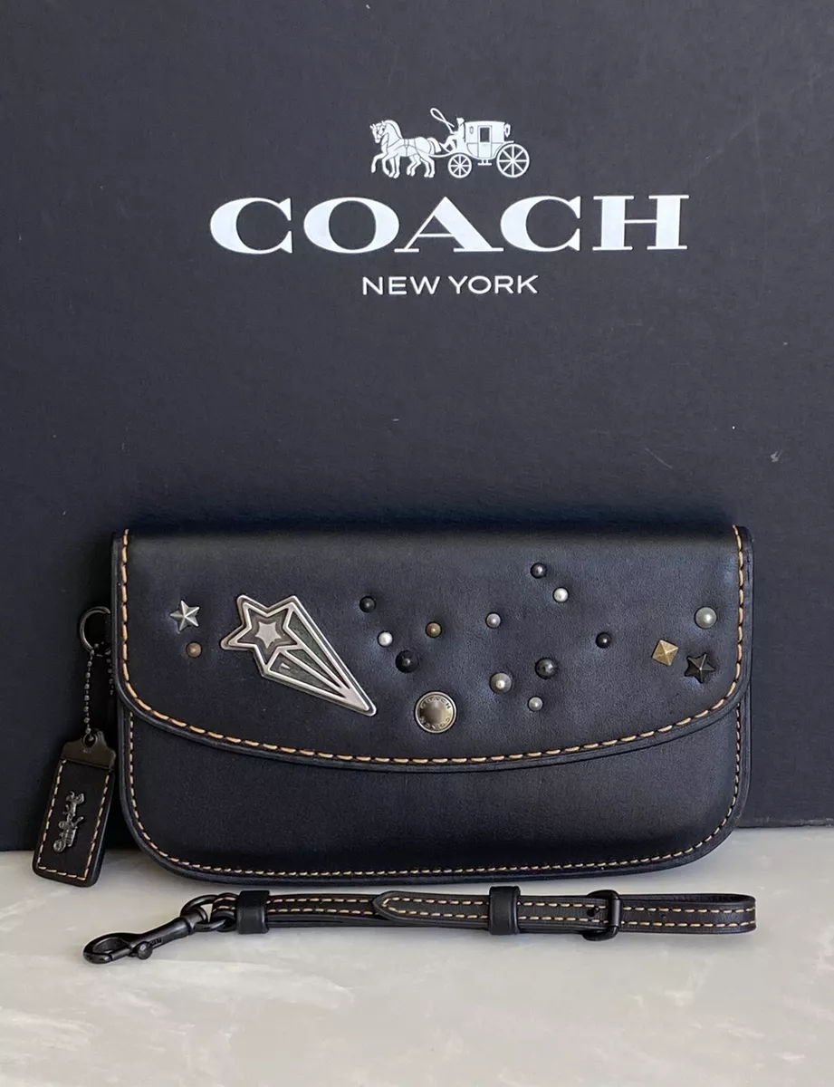 Coach glovetan best sale clutch