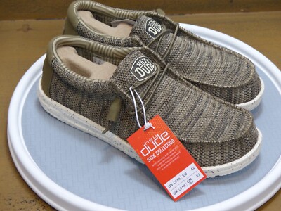 NEW Hey Dude Wally Sox Casual Shoes Brown Men's Women's