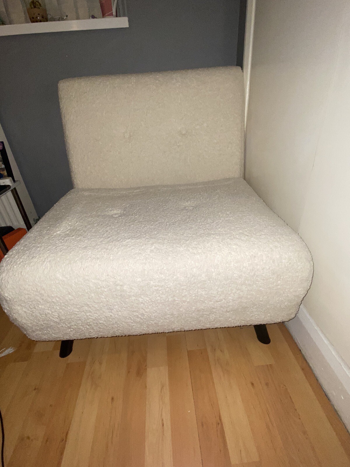 Haru Single Sofa Bed, Faux Sheepskin eBay