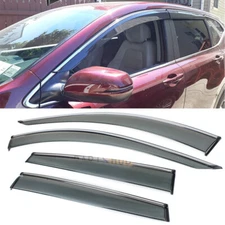For Honda CRV CR-V 2017-2022 Chrome Trim Window Visor Sun Rain Guards Deflector
