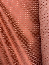 RUST ORANGE Geometric Brocade Upholstery Drapery Fabric 54 in. Sold BTY