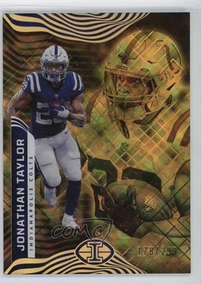 2022 Panini Illusions Trophy Collection Yellow Diamond /299 Jonathan Taylor hg6