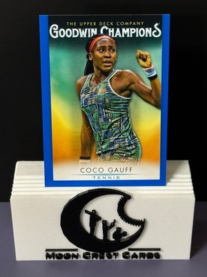 Coco Gauff   RC | Royal Blue -- 2021 Upper Deck Goodwin Champions #17 Rookie