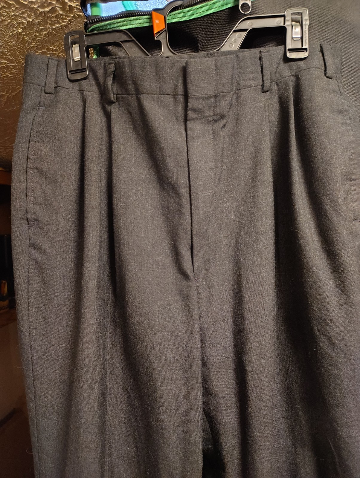 Authentic Brooks Brothers Charcoal Black Dress Pants 32x32 Mens
