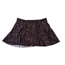 Athleta Match Point Skort Women Medium Multicolor Splatter Print Activewear